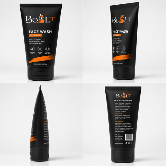 BOOLT Men Face Wash – Deep Cleansing & Oil Control Face Cleanser (100ml)